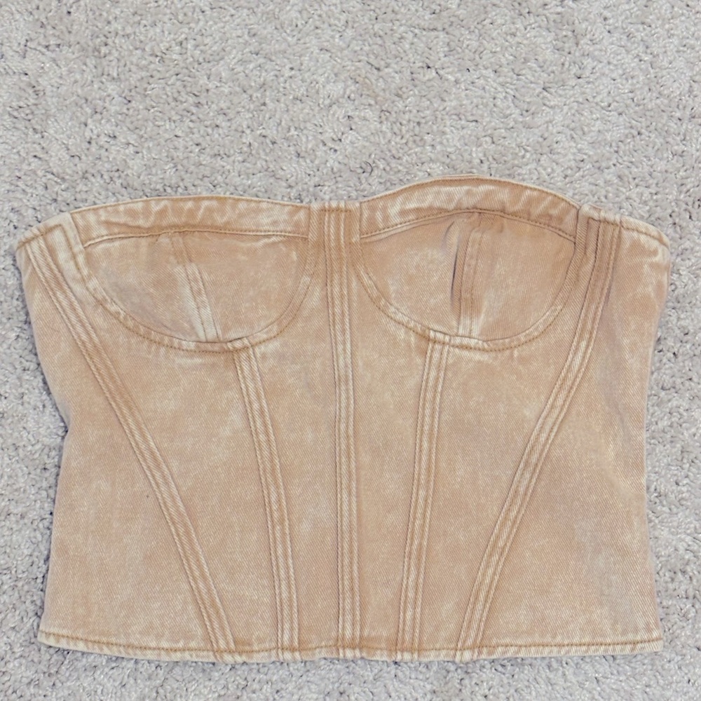 Pretty Little Thing corset tube top